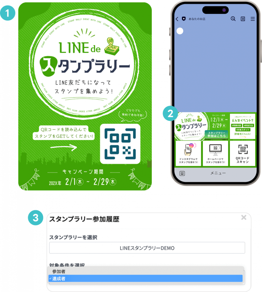 スタンプラリーのその他設定